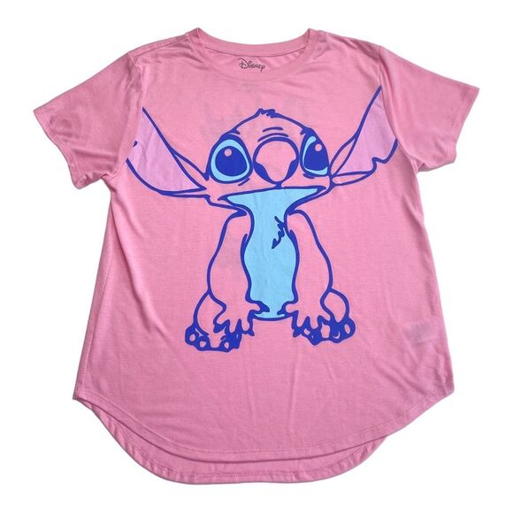 Disney Lilo & Stitch Weird But Cute Tee Stitch Pink Sz XXL - Picture 2 of 9